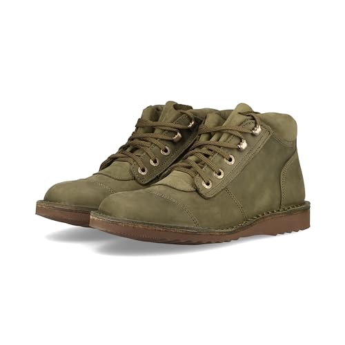 Image of JIM GREEN Men's African Ranger Boots Lace-Up Water Resistant Full Grain Leather Work or Hiking Boot