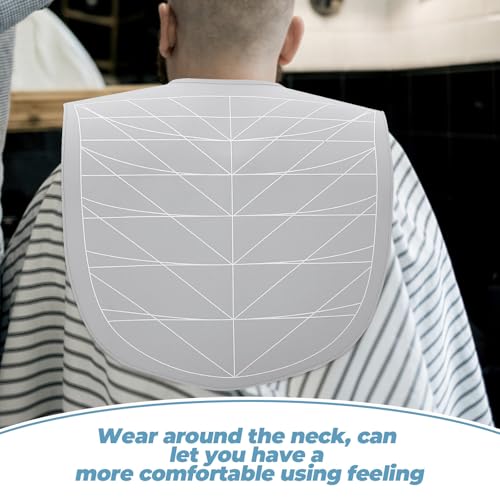 Capa de silicona para corte de cabello tamaño grande con líneas guía miniatura 3
