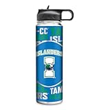 Rico Industries NCAA Texas A&M–Corpus Christi Islanders Standard 22oz Stainless Steel Tumbler with Lid - Great For Coffee, Tea, Water or Cocktails