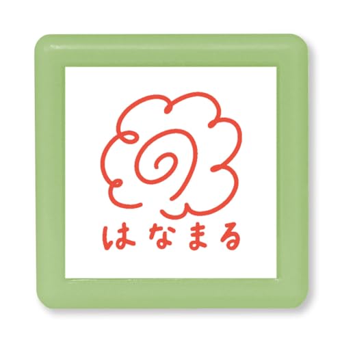 こどものかお スタンプ Nミニポンスタンプ はなまる／インクカラー：あか／0550-001のサムネイル