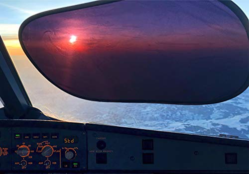 Kinder Fluff Sunshade (4X)-The only Certified Sunshades Blocking 99.79 % of UVA & 99.95% UVB-120 GSM Sun Shades & 15S Static Film (Momâ€™s Choice Gold Awards Winner) Aircraft,Truck,SUV,car Window Shade