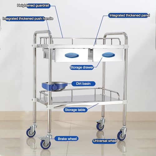 Chariot médical pour transporter vos instruments sans bruit et en sécurité - 4