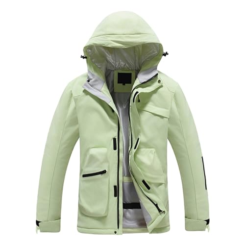 Veste imperméable homme hiver contre le vent et le froid polaire