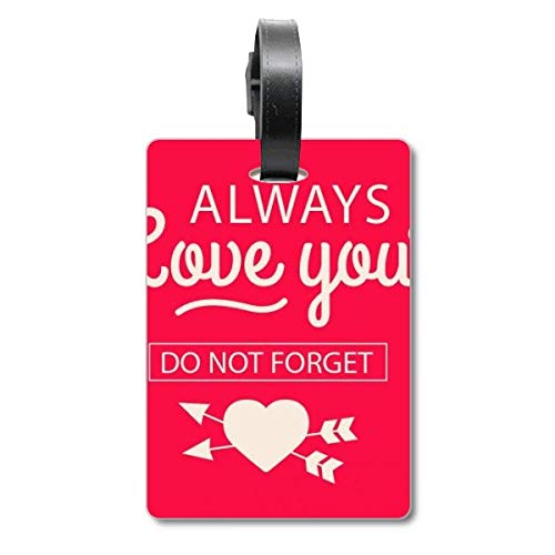 Étiquette de valise Always Love You voyage bagage