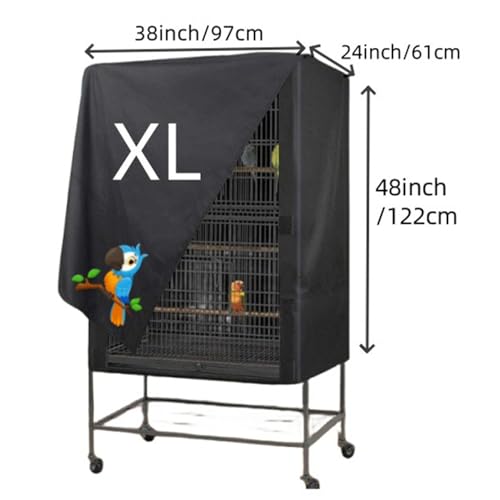 Housse de cage à oiseaux accessoire imperméable et protection maison perroquet - 4