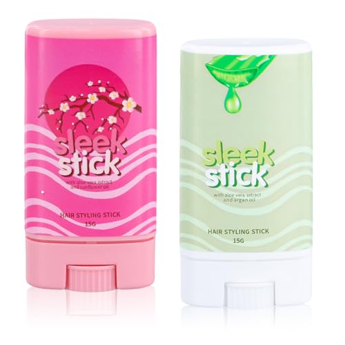 2 Barra de Cera para el Cabello, Barra de Cera para Peinado Cabello, Cera para Modelar el Cabello, Barra de Cera para Fijadora Cabello, Barr/a de Cer/a para el Pelo, Barra de Acabado del Cabell/o