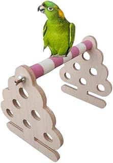 Dsadrwq 1 Pcs Parrot Toys ParakeetÂ CageÂ Accessories BirdÂ PerchecageÂ AccessoriesÂ  WoodenÂ ParrotÂ PerchÂ Stand for Parakeets