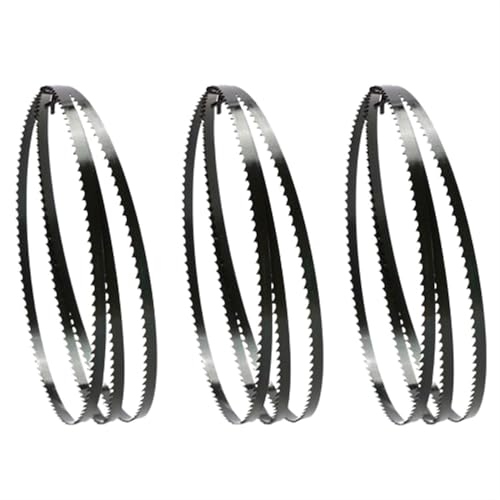 バンドソー 3個 88 1/4 X 10 TPI バンドソーブレード、1/4 3/8インチ幅バンドソーブレード、木工用バンドソーバルデ カットカーブウッド用(88 1/4 x 1/4インチ) (88 1/4 x 3/8インチ)