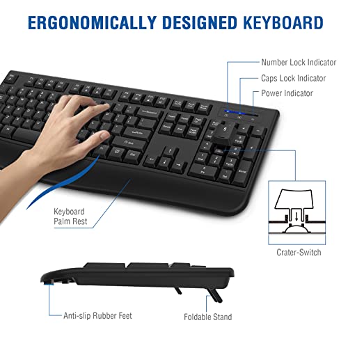 Wireless-Keyboard-EDJO-24G-Ergonomic-Full-Size-Wireless-Computer-Keyboard-with-Wrist-Rest-for-Windows-Mac-OS-DesktopLaptopPCBlack