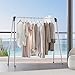 APEXCHASER Clothes Drying Rack - Laundry Rack for Efficient Air Drying, Collapsible Clothing Rack, Foldable Clothes Drying Rack, Heavy Duty Stainless Steel Clothes Rack
