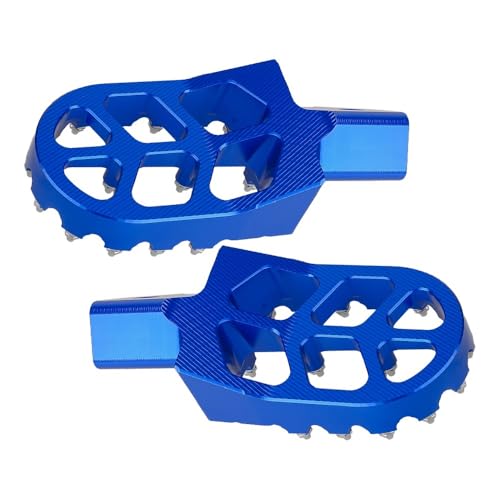 Repose-Pieds Moto larges pour Sur-Ron cales-pieds forgés CNC bleus accessoires de rechange cross