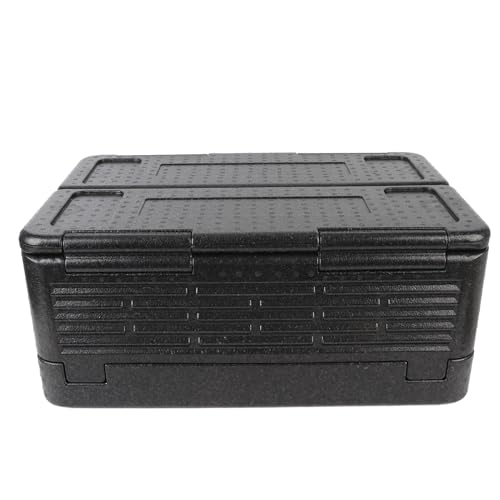 Isolierter Speisenbehälter, 60 l EPPWarmbox und Speisenbehälter zum Warmhalten von Speisen, faltbare und tragbare Warmbox und Speisenwärmer für Gastronomie und Transport