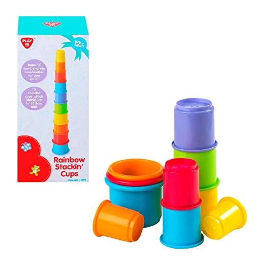 PlayGo - Set cubos apilables, 10 piezas (42012)