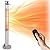 SereneLife Infrared Patio Heater, 1500W Electric Standing with Remote Control, IP44 Approved, Odorless, Three Power Settings, Indoor/Outdoor for Restaurant, Backyard, Garage, Decks