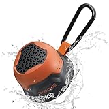 DOOGEE SnapBeat Altoparlante Bluetooth Magnetico con 12 Ore di Autonomia,Impermeabile IP66,Mini Cassa Bluetooth Portatile Wireless Stereo Surround per Telefono,Uso Esterno,Doccia,TWS,Arancione