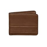 Genuine Leather Wallets - RFID Protection - Multi Card Slots (Bifold-Saddle)