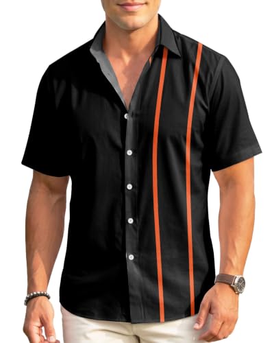Image of 99TIMORO Funny Movie Mens Hawaiian Shirts Button Down Short Sleeve