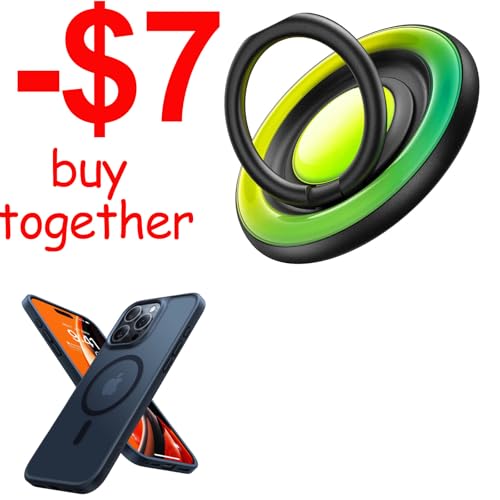 TORRAS Magnetic Case & Magnetic Phone Grip Ring Holder Kickstand
