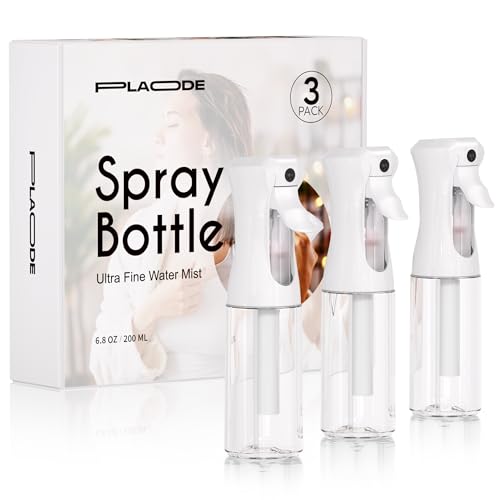 50% Off 3-Pack Continuous Fine Mist Spray Bottles - Multipurpose