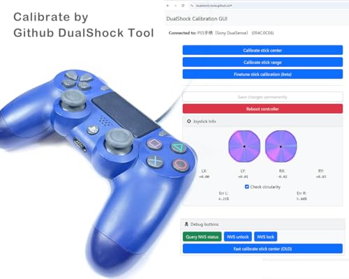 Image of ElecGear 2x TMR Joystick and Desoldering Heating Plate Replacement for PS4 Controller, TMR Hall Control Stick and Soldering Wick Repair Tools - (TMR-DS4)