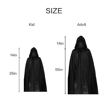Amazon.com: Bnibol 4-Pcs Adult Grim Reaper Costume,With