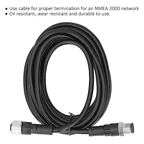 Image of Acouto nmea 2000 Cable, Backbone Drop Cable for NMEA 2000 Replacement for Lowrance B G Navico Networks Boat Marine Grade Products Accessories (4m / 13.1ft)
