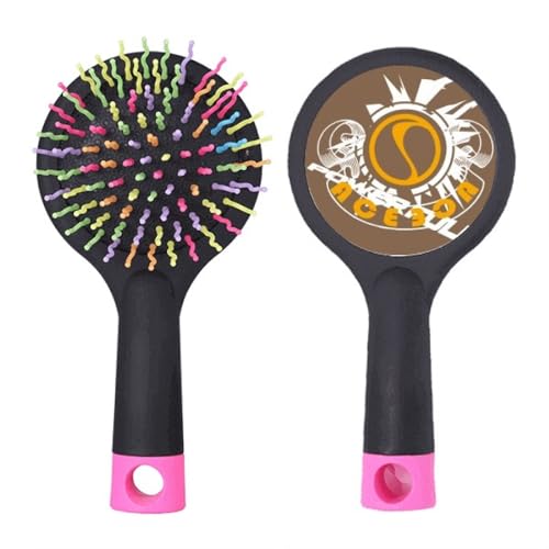 Brosse à cheveux démêlante pneumatique Graffiti pour sublimer votre routine coiffure du matin