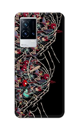 Image of Plastic Printfidaa Printed Hard Back Cover Case For Vivo Iqoo 9 5G Back Cover (Famous Cartoon Character) -112, Multicolor