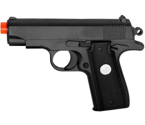 Galaxy G2 Officer Metal Spring Compact Airsoft Pistol Hand Gun w/ 6mm BB BBS