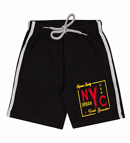 Image of MIST N FOGG Boy's Regular Fit Cotton Shorts (Pack of 4)�
