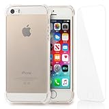 Cases For iPhone SE 2016/ 5s/5 (Not For 2020),Featuring A Simple And Transparent Design, With Airbags At The Corners That Provide Shock Absorption And Protection Against Drops(Clear)