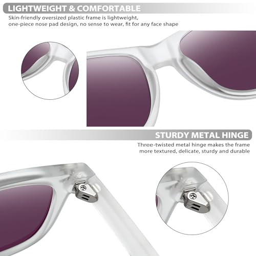 Image of Joopin Square Sunglasses Polarized UV400 Designer Sun Glasses Men Women