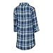 Concepts Sport Women's Navy Dallas Cowboys Laney Plaid Nightshirt
