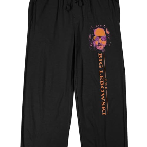 The Big Lebowski Title Men's Black Sleep Pants2
