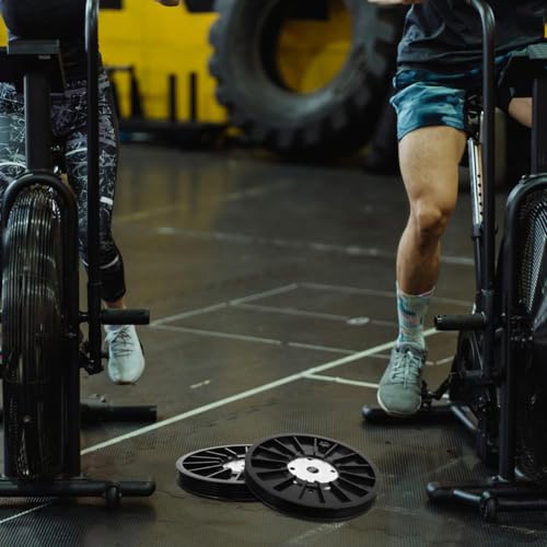 Rueda de polea para bicicleta estática ORFOFE con disco de transmisión precisa de alta estabilidad 4