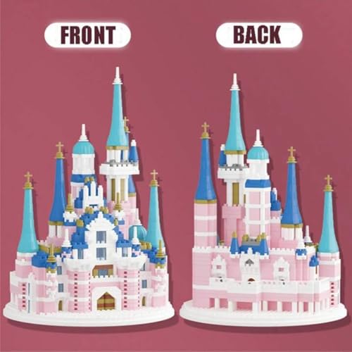Image of Kawaii Kart | Architecture Cartoon Fantasy Castle Building Brick Toys with Interlocking Building Blocks 1300+ Pieces | STEM Toy Educational Collectible Brick Toy for Kids