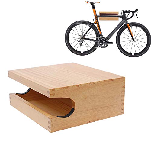 JXS para Bicicleta de la repisa de Pared - Hecho De Hecho a Mano de Madera de Pino - Estante de la Bici Gancho de Almacenamiento de Titular de Almacenamiento Cubierta
