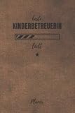 beste Kinderbetreuerin lädt Planer: für die Ausbildung o. Weiterbildung | Perfekt für Frauen/Mädchen, die Kinder betreuen | Ausbildungsbeginn Geschenk