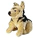 Pamer-Toys Animaux en peluche, animaux en peluche - berger allemand, noir et marron clair.