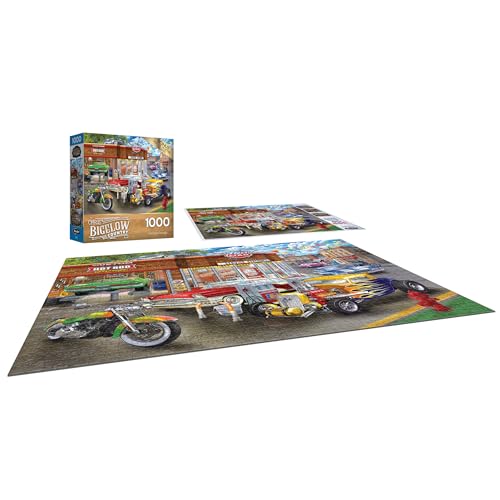 RoseArt Chris Bigelow Hot Rod Garage 1000 Piece Jigsaw Puzzle - image 3