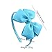 Lovefairy Girl's Fashion Pure Color Bowknot Headband Multicolor Optional for Travel Photography Daily Life (Light Coffee)