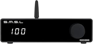 SMSL DO-100 Balanced D/A Converters, ES9038Q2M×2 OPA1612×4, DSD512 PCM32bit/768kHz, XMOS USB DAC, USB/Opt/Coax/Bluet... Input XLR/RCA Output, Hi-Res Audio DAC with Remote Control