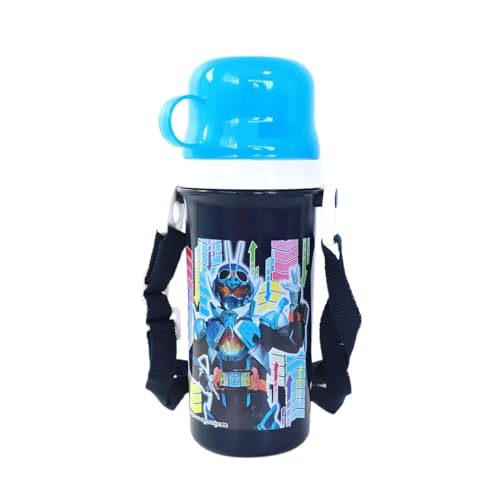 仮面ライダーガッチャード 仮面ライダーギーツ コップ付直飲みプラボトル 500ml 日本製 水筒 抗菌加工 食洗機対応 ショルダーベルト付 コップ飲み 2WAY すいとう ダイレクトボトル 軽量 洗いやすい 遠足 幼稚園 保育園 小学生 子供 キッズ(ガッ