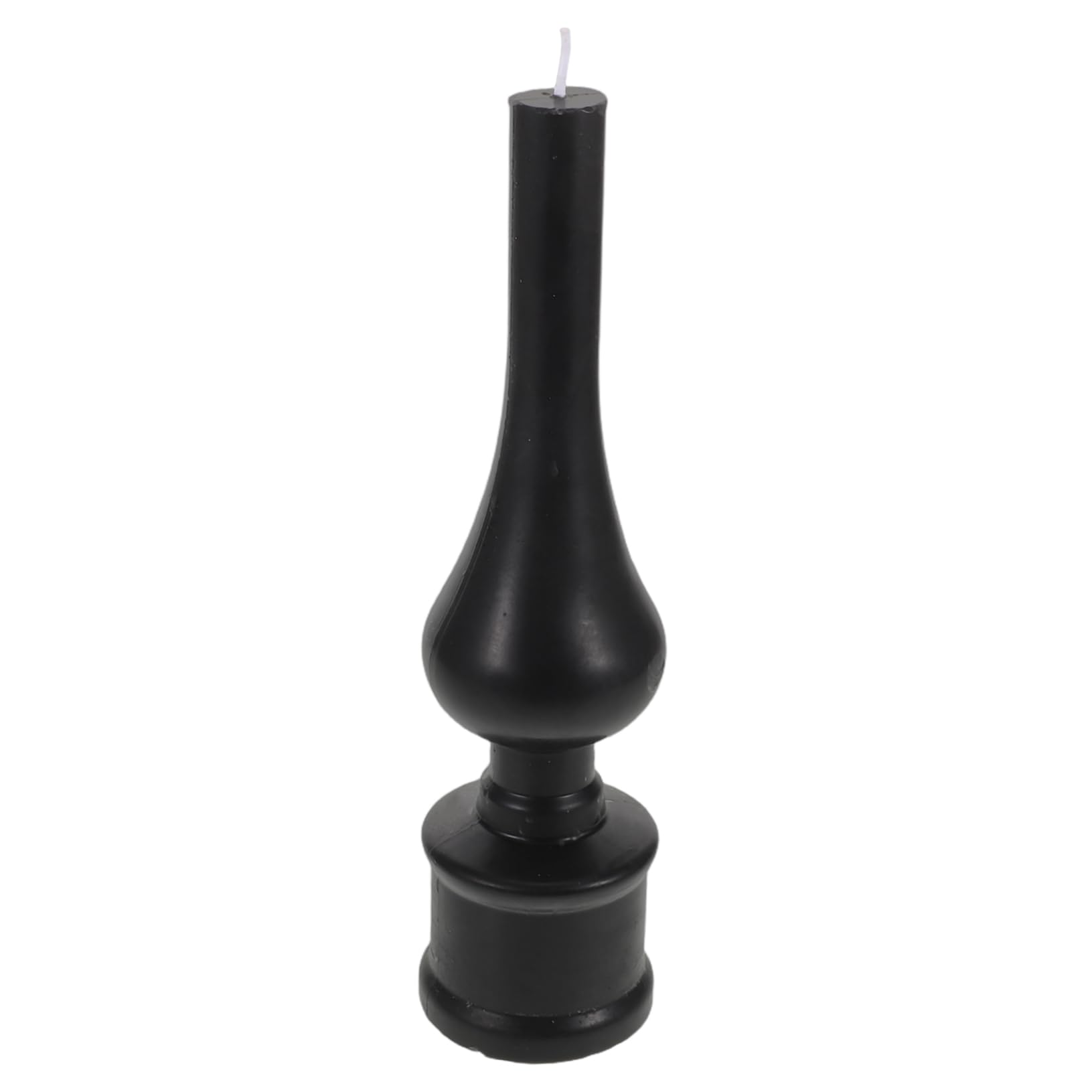Design Candela Religiosa Nera, Elegante Ebraica per Cerimonie