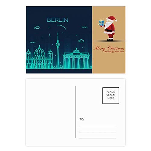 Lot cartes postales remerciement Allemagne paysage Berlin papeterie correspondance