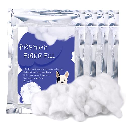 Image of BUTUZE 800g /28oz Polyfill Stuffing, (2.1oz-4.4lb) Fiberfill for Crafts, Polyester Fiber Fill, Premium Resilience Fill Fiber for Stuffing Pillow and Home Decoration Projects
