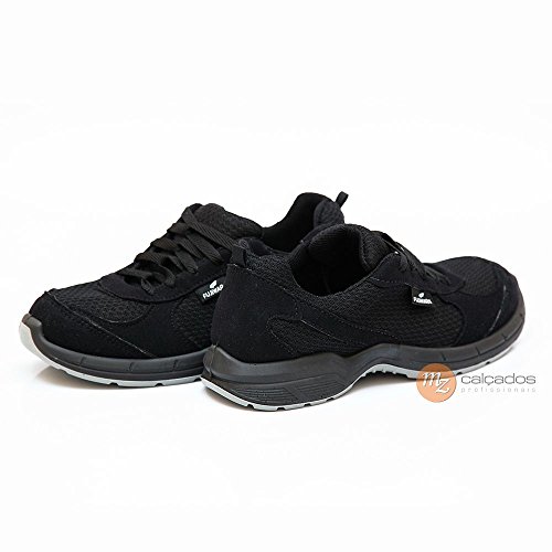 Tênis De Segurança Preto Fujiwara Air 4097HTOT5400LA N°39 Biqueira em Alumínio CA ​36.280