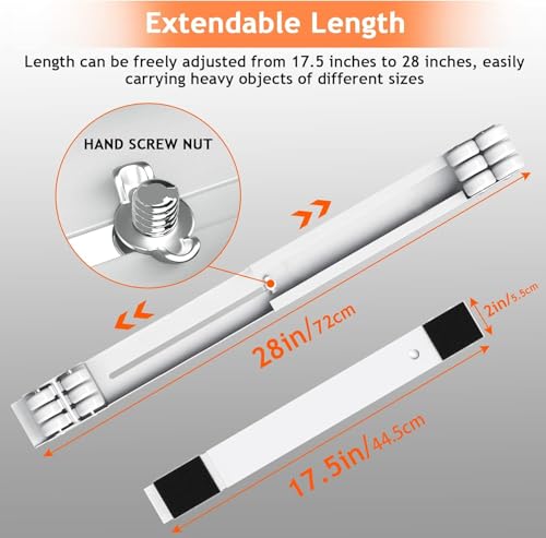 Image of Adjustable Washing Machine Stand with Wheels | Movable Fridge Stand for 7kg 8kg 9kg, Single Double Door, Top /Front Load Washer, Fridge & Dishwasher, 360 Rotating Wheels, Anti-Vibration Pads, White