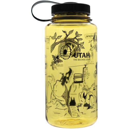 Image of Nalgene 32 oz Wide Mouth Water Bottle | BPA-Free, Durable & Leak Proof,