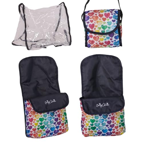 Daisy Chain Paquete de Accesorios para Silla de Paseo gemelar para muñecas Zipp (Rainbow Hearts)